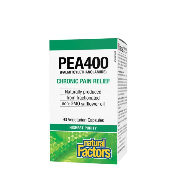 Natural Factors PEA400 Palmitoylethanolamide (90 cápsulas vegetales) – imagen 1
