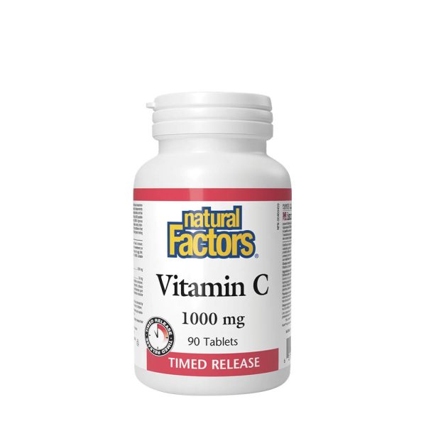 Natural Factors vitamina C Time Release 1000 mg (90 comprimidos) – imagen 1
