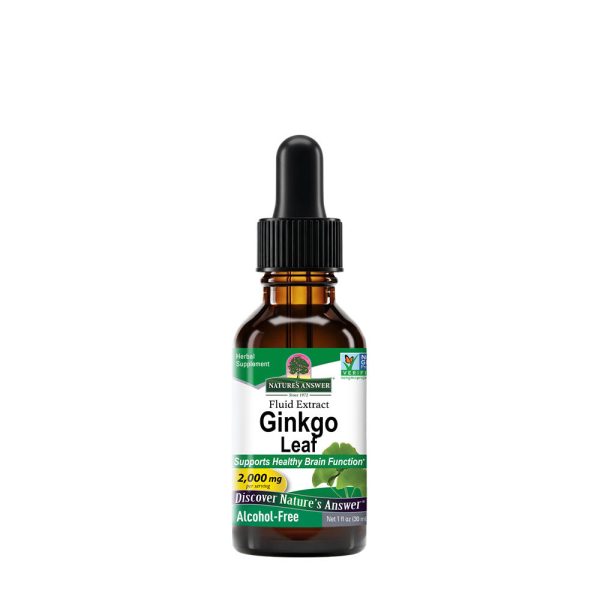 Nature's Answer Ginkgo hoja extracto (30 ml) – imagen 1