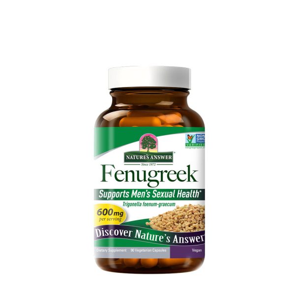 Nature's Answer Fenugreek semilla (90 cápsulas vegetales) – imagen 1