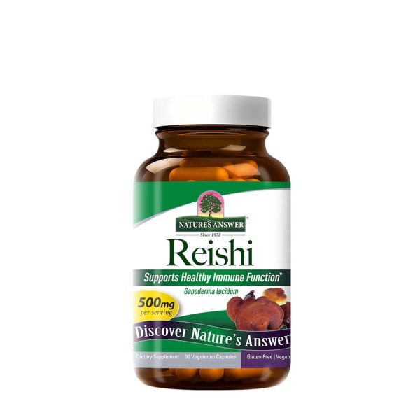 Nature's Answer Reishi Mushroom (90 cápsulas vegetales) – imagen 1