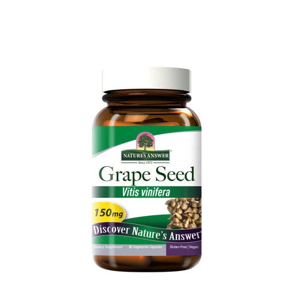 Nature's Answer semilla de uva (60 cápsulas vegetales) – imagen 1