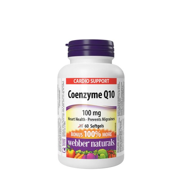 Webber Naturals Coenzyme Q10 100 mg (60 cápsulas blandas) – imagen 1