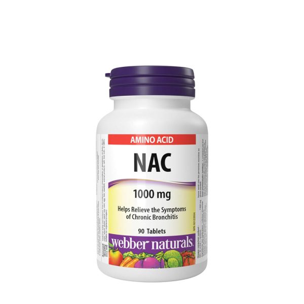 Webber Naturals NAC 1000 mg (90 comprimidos) – imagen 1