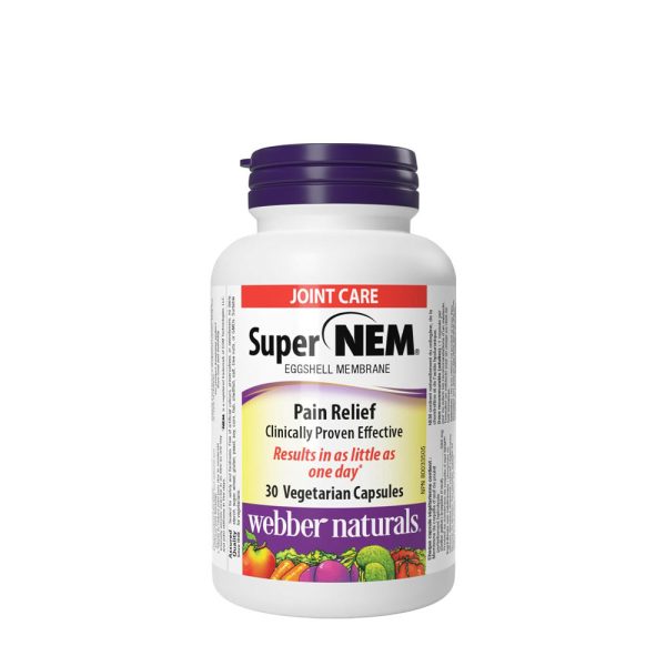 Webber Naturals Super NEM® Eggshell Membrane (30 cápsulas vegetales) – imagen 1