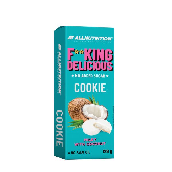 Allnutrition Fitking Cookie Milky With Coconut (128 g) – imagen 1