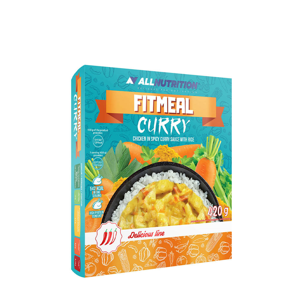 Allnutrition Fitmeal Curry (420 g) – imagen 1
