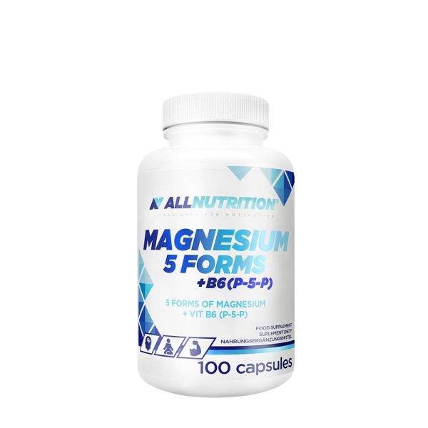 Allnutrition Magnesium 5 Forms + B6( P-5-P) (100 Cápsula) – imagen 1