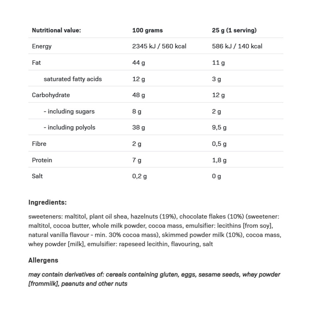 Allnutrition NUTLOVE Choco Hazelnut (500 g) – imagen 2 Allnutrition NUTLOVE Choco Hazelnut (500 g) – imagen 2
