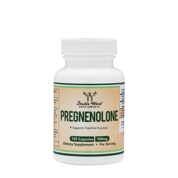 Double Wood Supplements Pregnenolone (120 cápsulas) – imagen 1