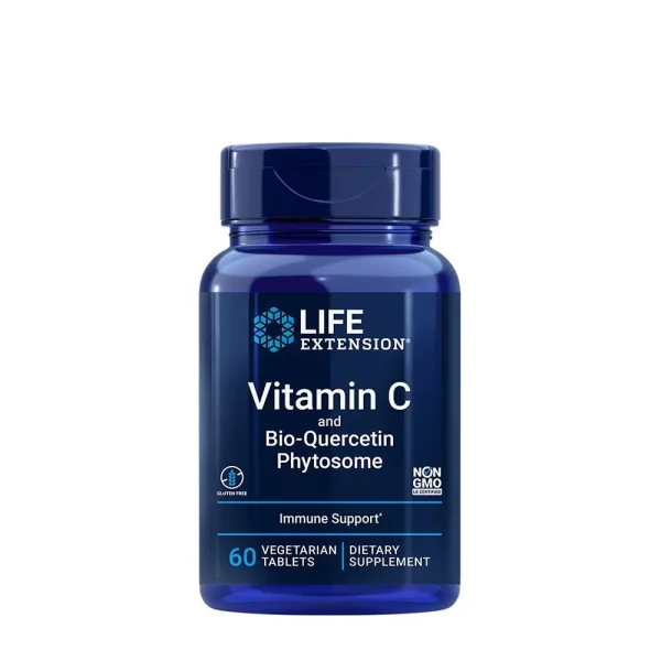 Life Extension Vitamina C con Bio-Quercetin Phytosome – 60 comprimidos vegetales