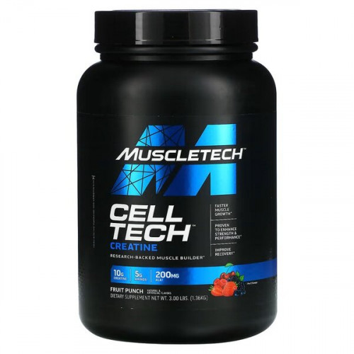 MuscleTech Cell-Tech Creatine — cítricos tropicales, 1360 g