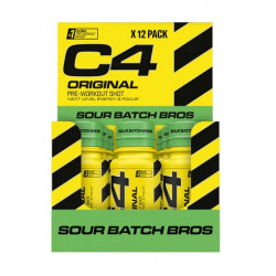Cellucor C4 Original Pre-Workout Shot — Citrus Berry, 12 x 60 ml