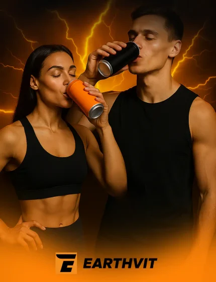 Suplementos líquidos y bebidas vitamínicas salud - Earthvit